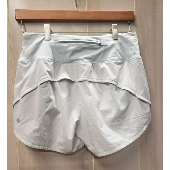 Lululemon Speed Up Mid-Rise Lined Short 4" inseam Light Blue Size 4 TALL W7AYMT - Picture 3 of 5